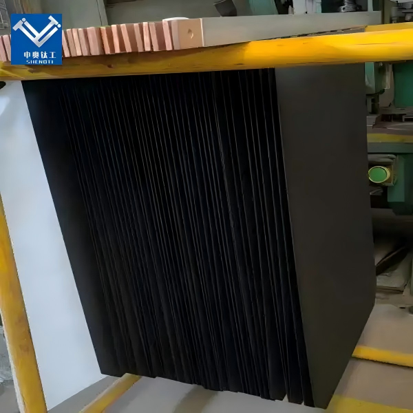 Titanium Anode for Copper Recovery from High Chlorine Etching Solution: The Ultimate Industrial Solution